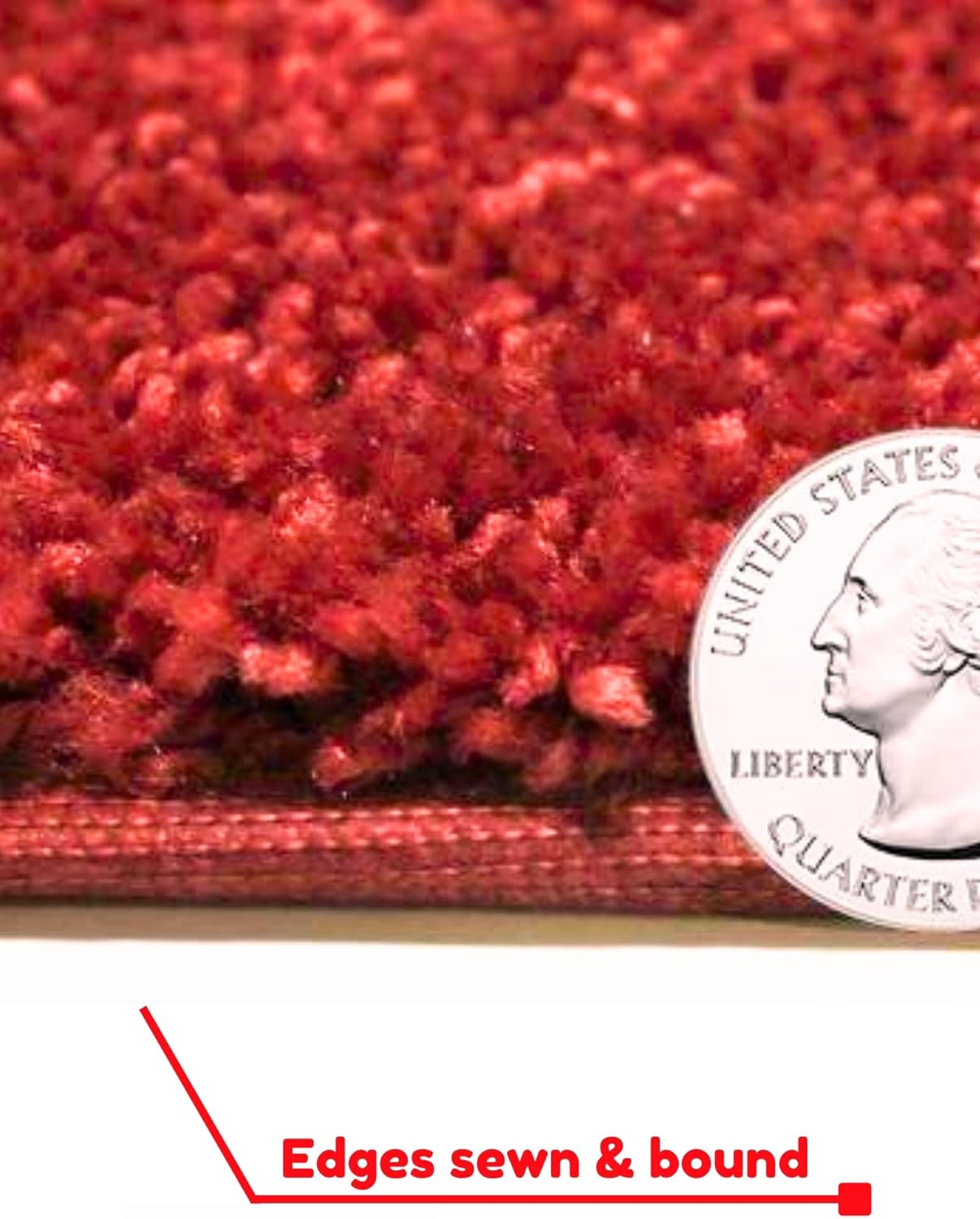 KOECKRITZ Soft and Colorful Kids Classroom Area Rugs (Passes Flammability Pill Test) Many Sizes and Bright Colors to Select from (6' x 9', Fire Engine)