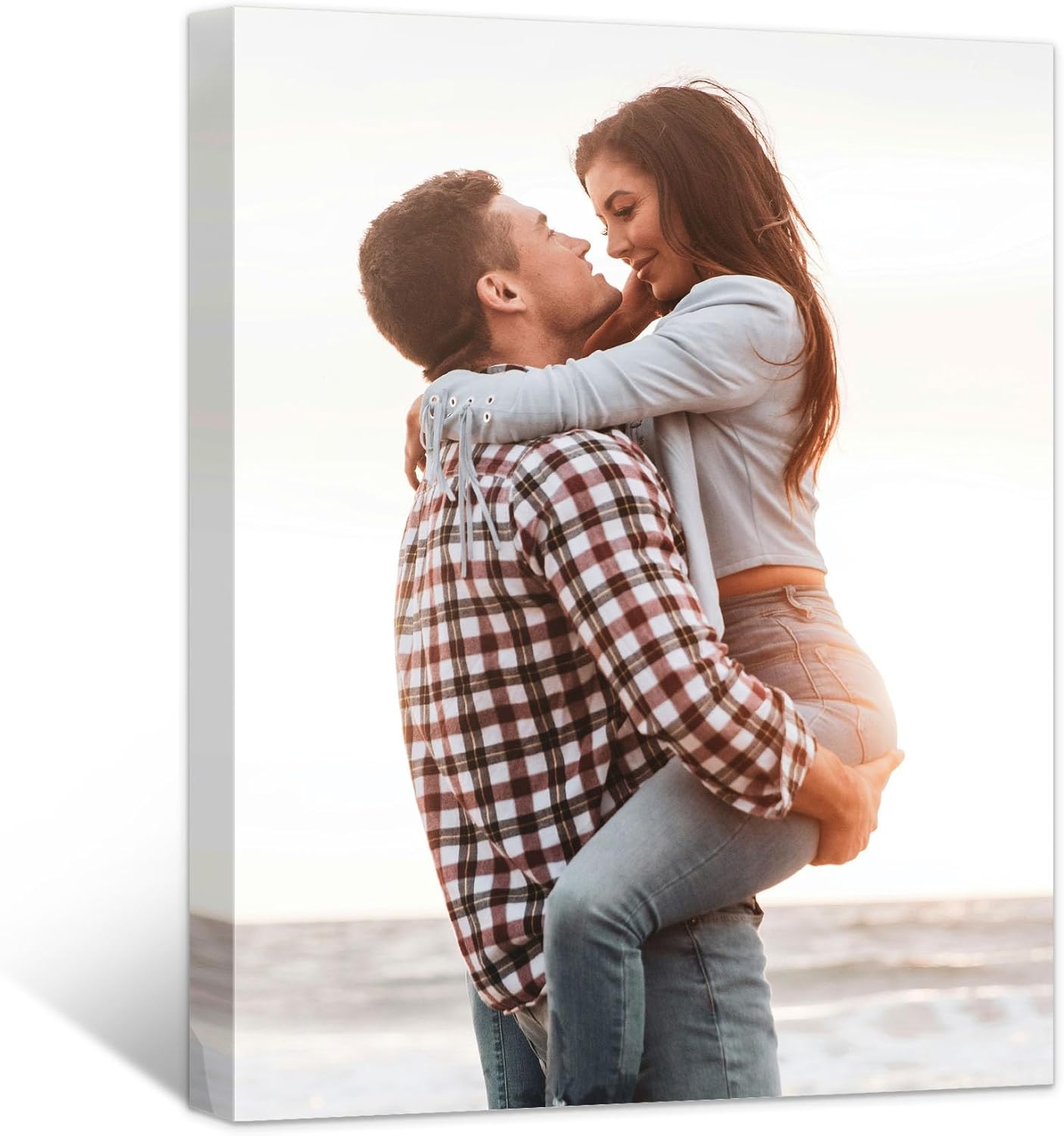 Tapuayts Personalized Custom Canvas Poster: Upload Your Image/Photo for Custom Photo-to-Poster Printing, Quality Wall Art Print (11" X 14")