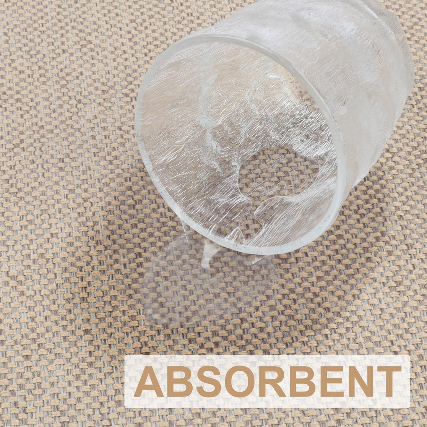 LEKEEPGO Door Mat 17"x29", Door Mat Indoor Entrance, Non Slip Rubber Backing Front Door Mat Washable Absorbent Inside Door Mat Low-Profile Doormat Entryway Mat Resist Dirt Indoor Door Mat, Khaki