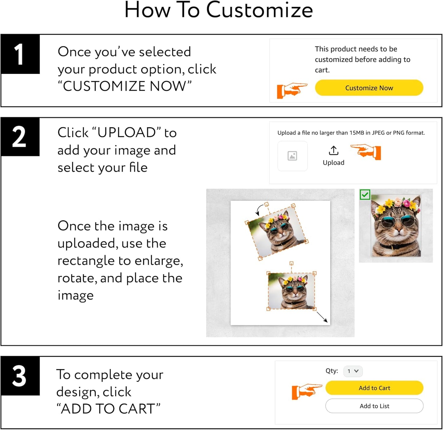 Custom Poster Print, 18x24, Upload Any Photos/Images, Personalized Photo Prints, DIY Your Own Poster, Photo to Poster Printing