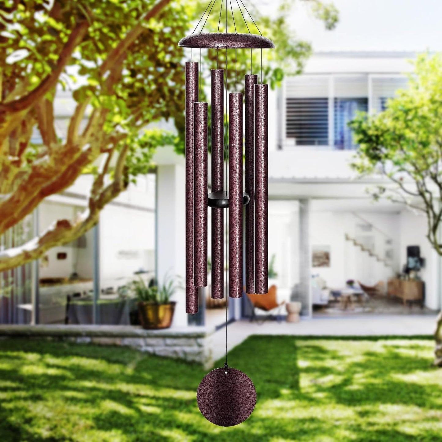 Wind Chimes Outdoor Deep Tone, 45 in Large Wind Chimes for Outside, Wind Chime Gifts for Mother's Day/Housewarming/Christmas