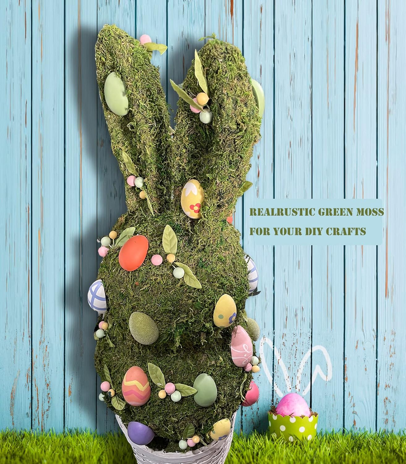 35 OZ Fake Moss for Potted Plants Artificial Moss for Fake Plants Faux Moss for Planters Decorative Moss for Craft and Home Decor…