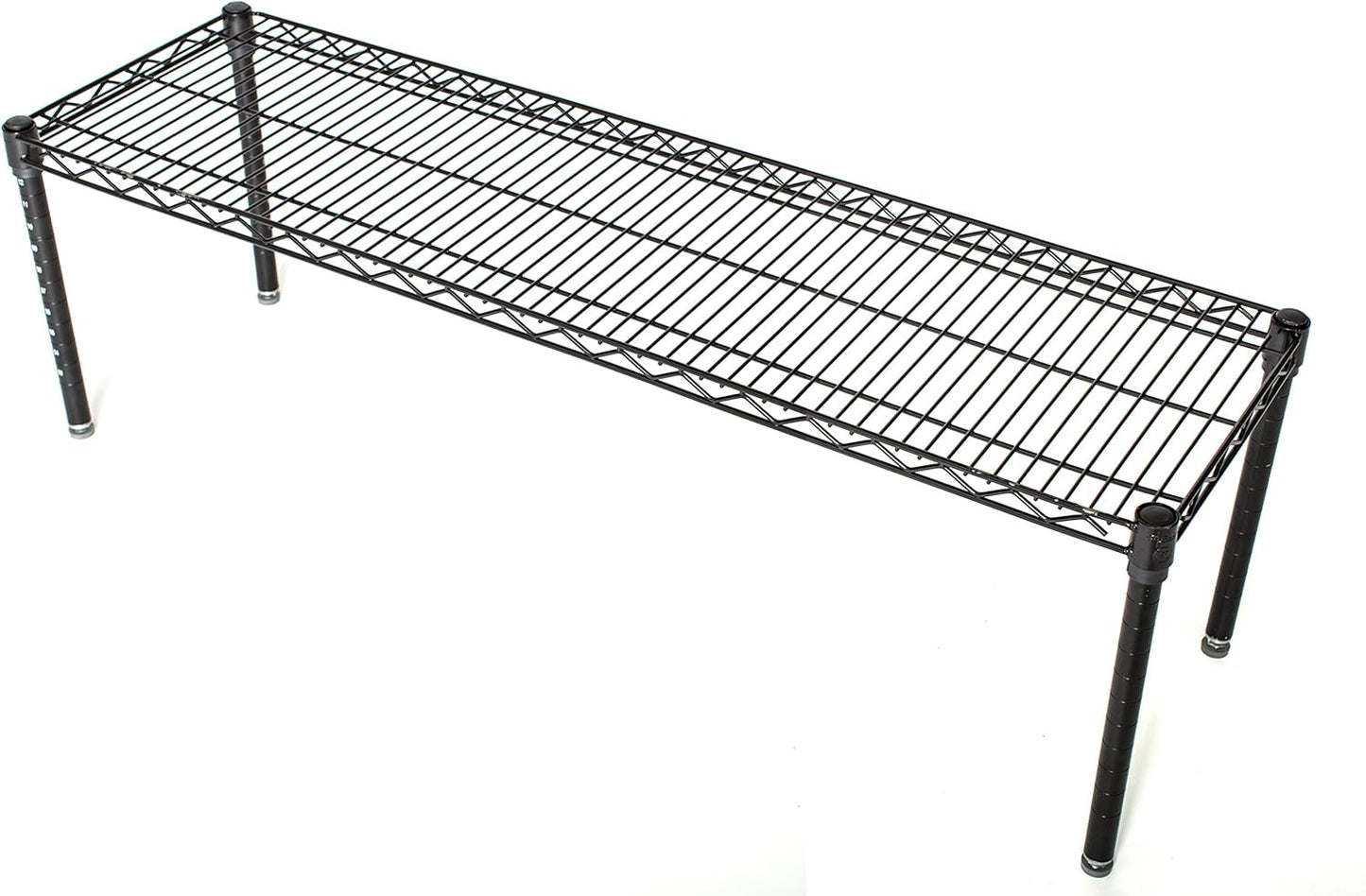 Omega Products Corporation 24" Deep x 54" Wide x 14" High Black Stationary Dunnage Rack
