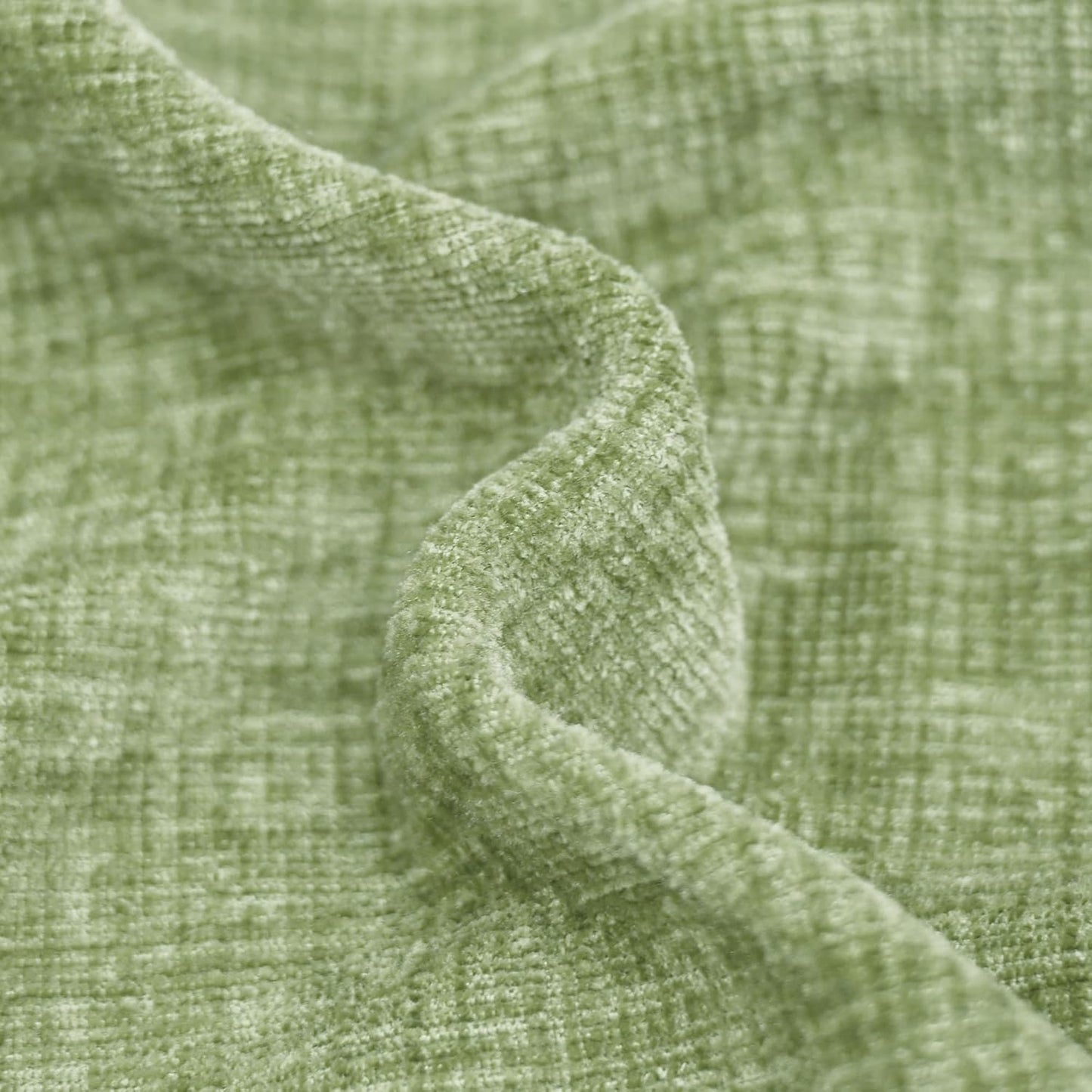 CaliTime Throw Pillow Covers Decorative 22 X 22 Inches Pack of 2 Cozy Chenille Cushion Cases for Couch Sofa Bed Living Room Home Sage Green