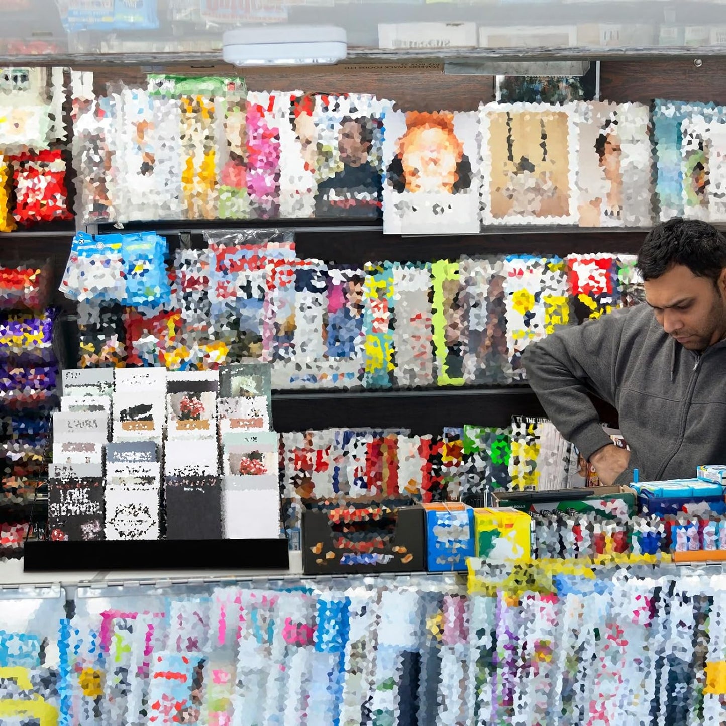 Queekay 6 Tier Wire Countertop Rack black Comic Book Holders Wide Wire Magazine Rack Tabletop Display Stand for Table Top Book Brochure Literature Comic Greeting Card Shelf Holder Stand