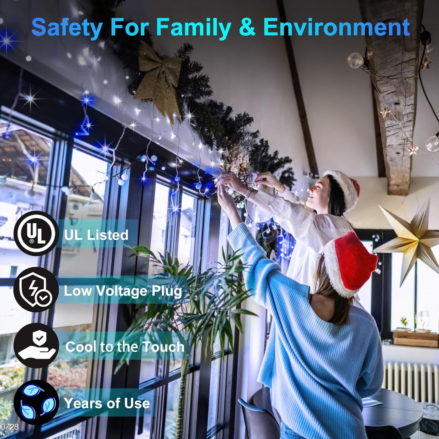 666 LED 66FT Christmas Lights with 148 Drops, 12 Modes Dimmable CoolWhite & Blue Outdoor Hanging Lights with Timer Memory, Waterproof Curtain Lights for Bedroom Yard Indoor Window Roof Fence Wedding