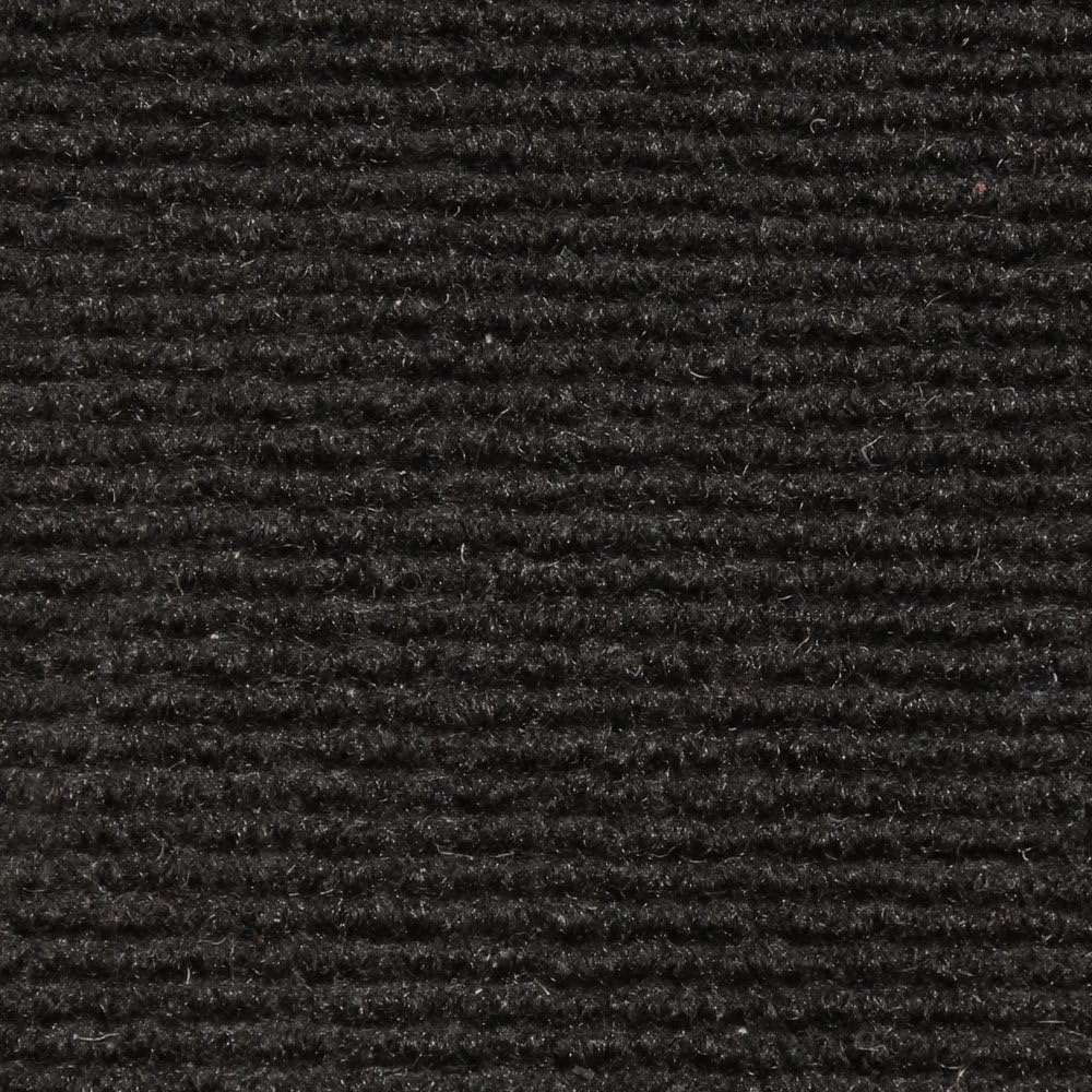 House, Home and More Indoor Outdoor Carpet with Rubber Marine Backing - Black - 6 Feet x 20 Feet - Durable, UV-Resistant - Adds Color and Comfort to Your Deck, Patio or Other Outdoor Rug Space.