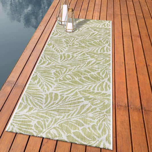 Keen Home Design Terrace Outdoor Runner Rug - 2x6 Washable Indoor/Outdoor Rug for Patio, Kitchen, Balcony, Beach, Garden, Deck and Porch, Size: 2'2"x5'7"