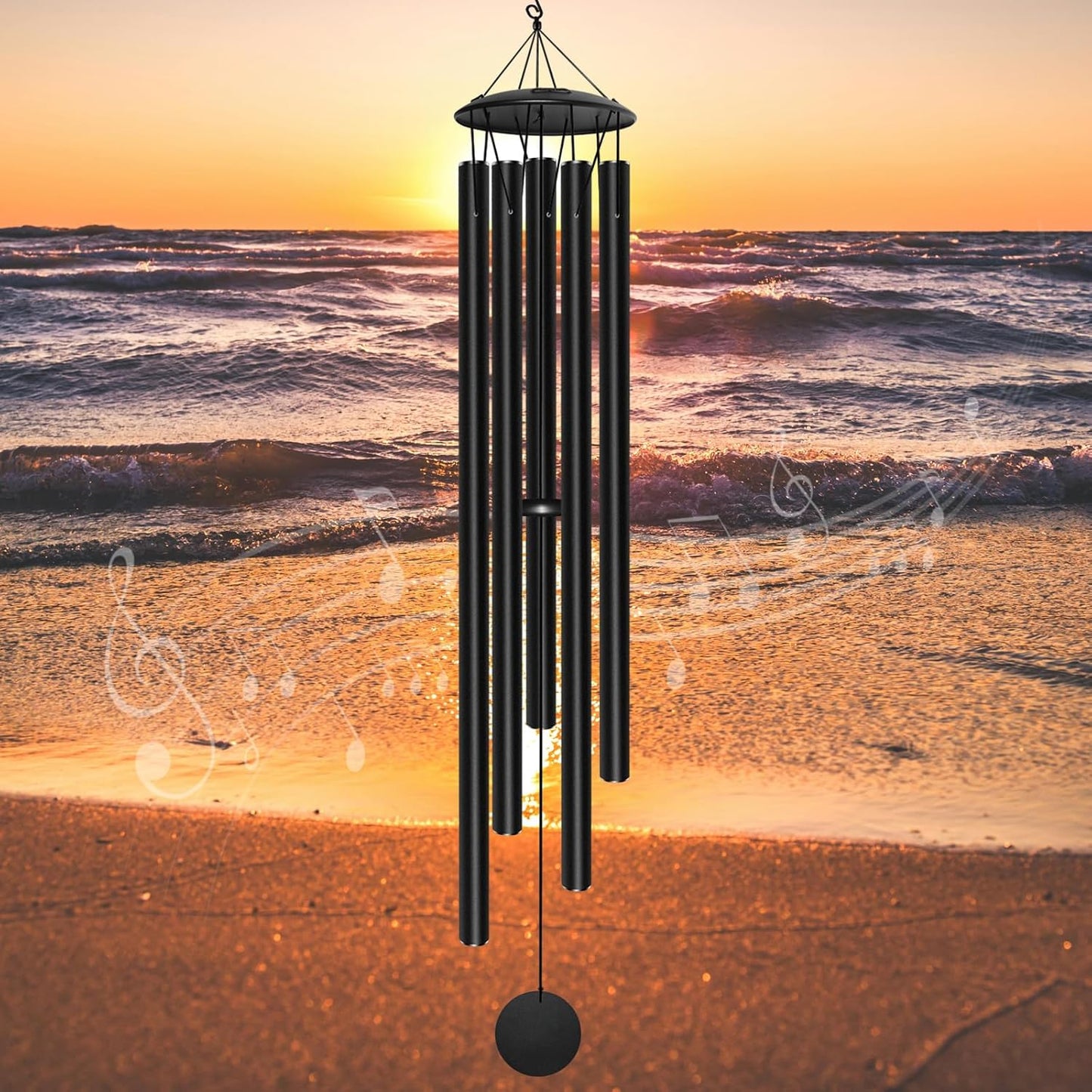 Large Wind Chimes for Outside Deep Tone, 65" Deep Tone Wind Chimes for Outside Porch Garden Patio Balcony Memorial Room Decor, Memorial Sympathy Gift for Loss of Loved One
