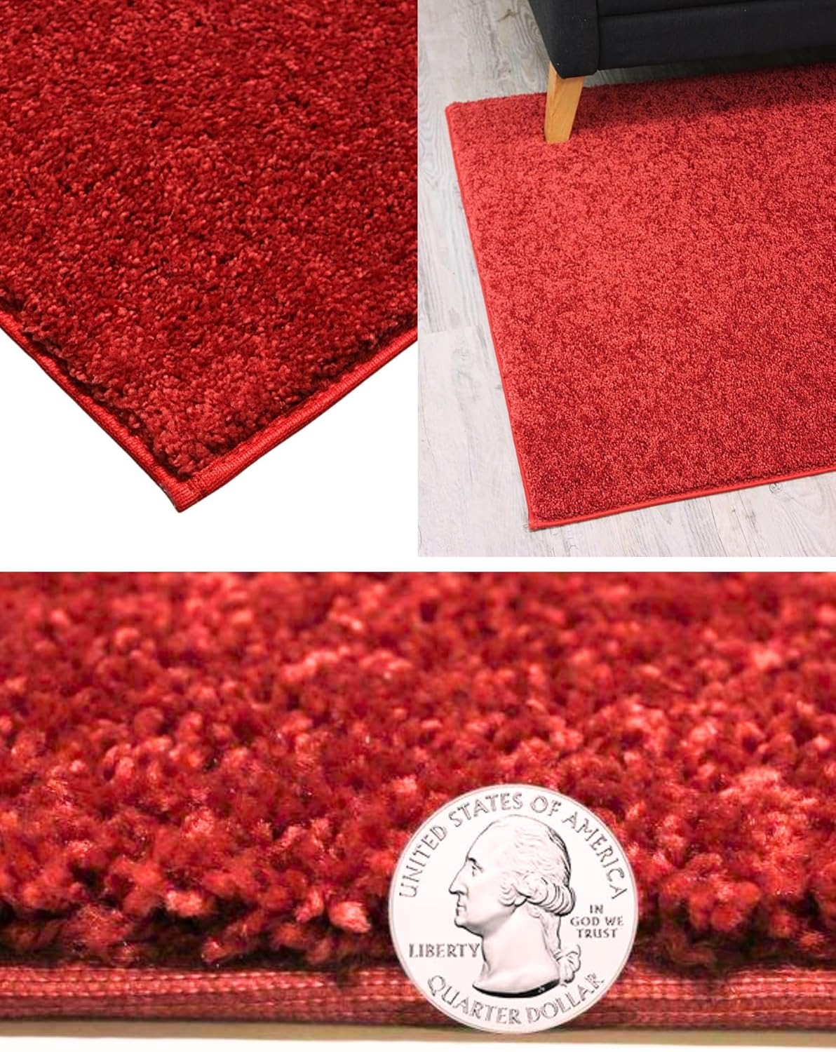 KOECKRITZ Soft and Colorful Kids Classroom Area Rugs (Passes Flammability Pill Test) Many Sizes and Bright Colors to Select from (8' x 12', Fire Engine)