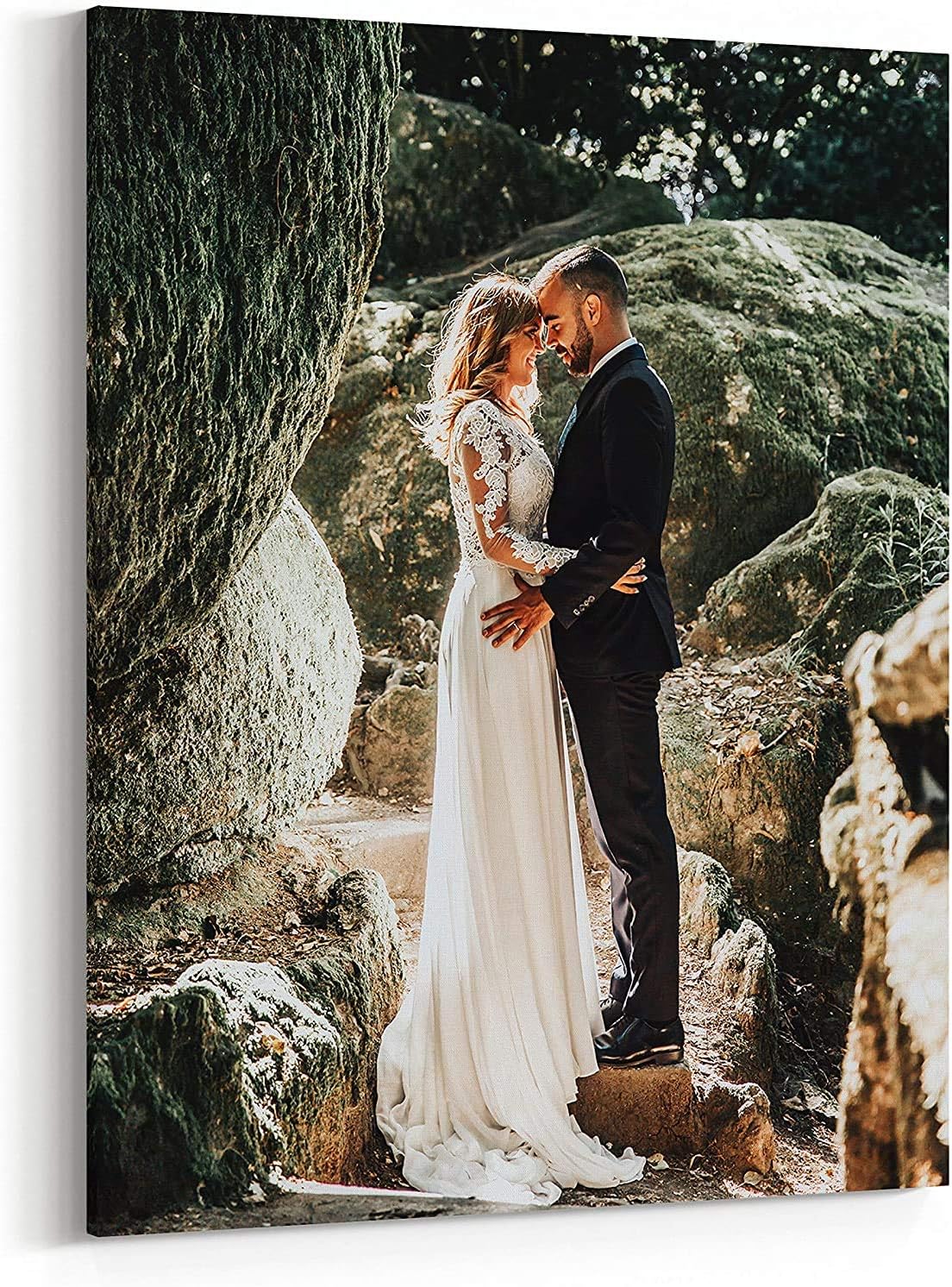 Personalized Custom Canvas Prints: Photo On Canvas (Framed Canvas, 12x12) Transform Your Photos into Stunning Framed Wall Art Digitally Printed Photo To Canvas Ideal for Home Decor