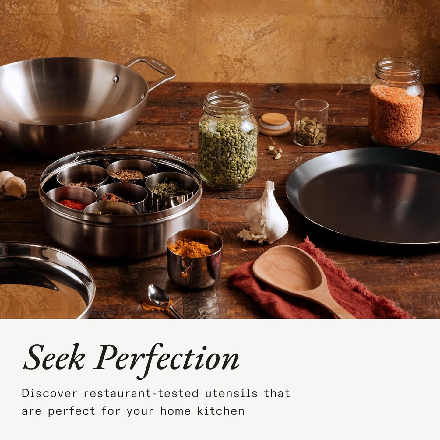 Made In Cookware - Wooden Spoon - Handcrafted for Thorough Mixing and Gentle Cookware Care - Crafted in Hungary