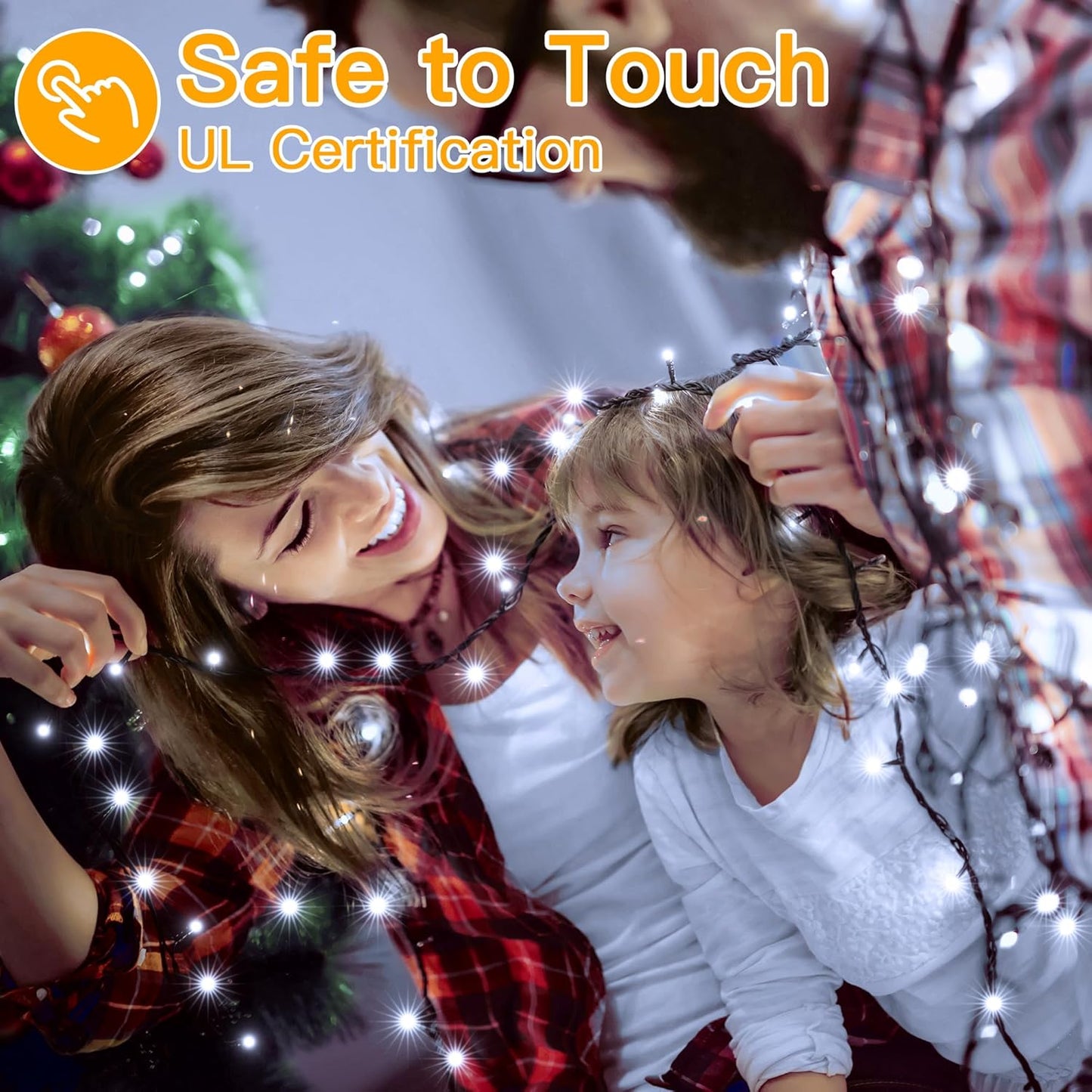 Ollny 500LED 164FT Long Christmas Tree Lights with 8 Modes Remote Timer IP44 Waterproof, Outdoor Christmas Lights for Tree House Yard Outside Xmas Decorations White