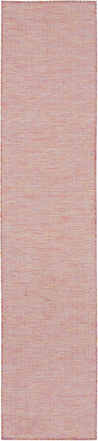 Nourison Home Positano Indoor/Outdoor Rainbow 2'2" x 8' Area Rug, Easy Cleaning, Non Shedding, Bed Room, Living Room, Dining Room, Backyard, Deck, Patio (2x8)