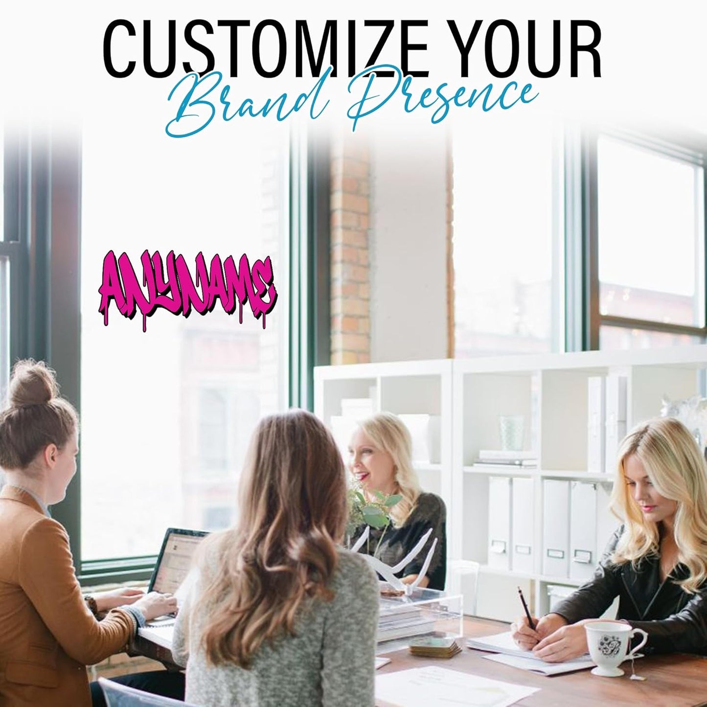 Custom Graffiti Name Wall Decal Personalized Name Wall Decals Spray Paint Graffiti Decal Large Vinyl Decals Sticker for Home & Room Décor, Removable WallArt for Kids & Teens Bedroom, Car, Vehicles