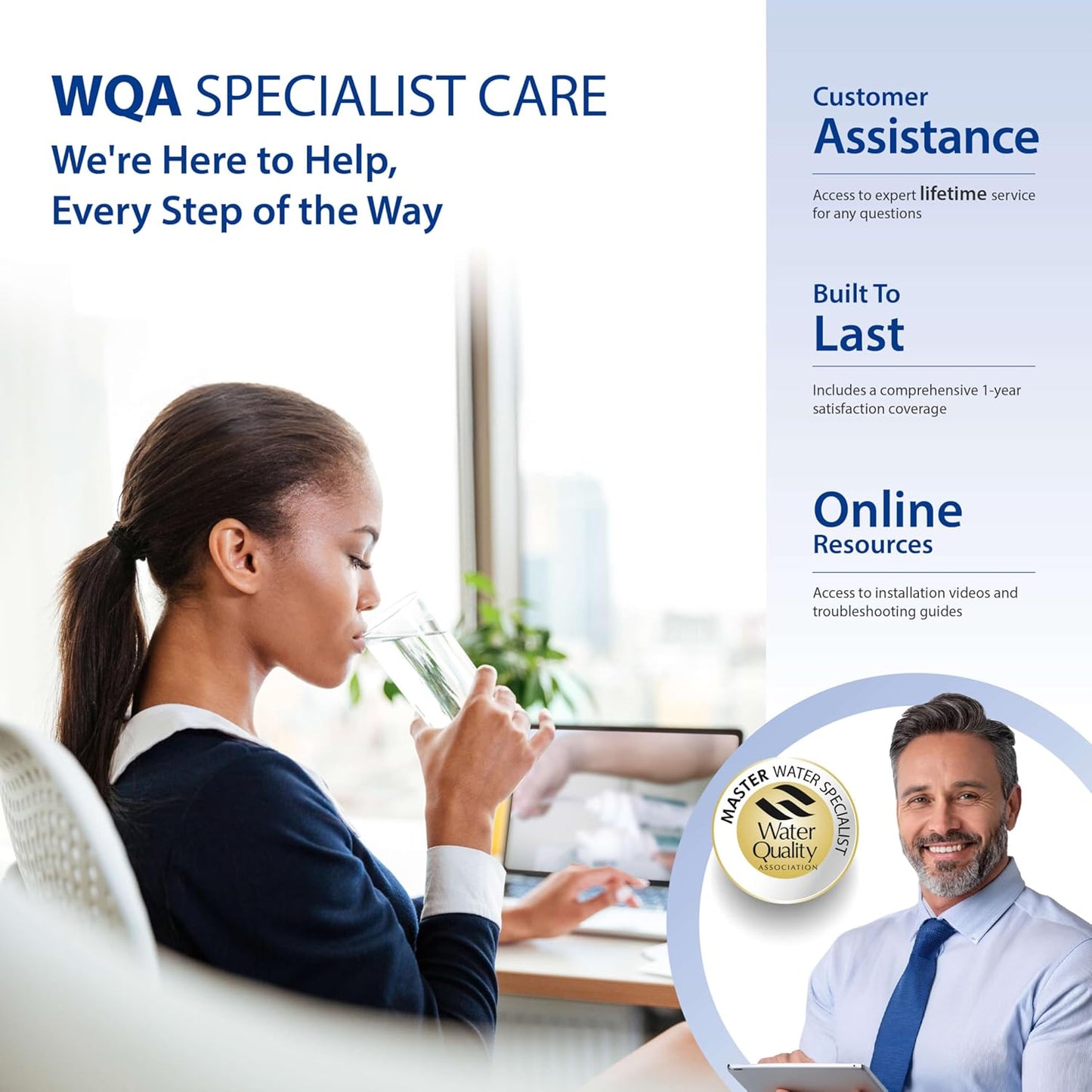 APEC Water Systems ROES-PH75 Essence Series Top Tier Alkaline Mineral pH+ 75 GPD 6-Stage Certified Ultra Safe Reverse Osmosis Drinking Water Filter System with Extra High Capacity Filter Set Stage 1-3