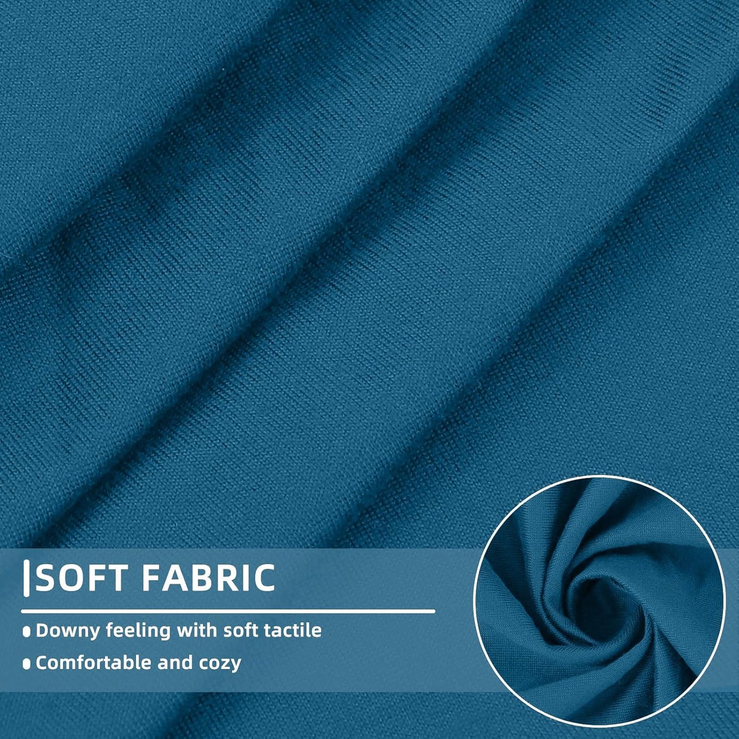 hyha Waterproof Couch Cushion Covers, Sectional Sofa Slipcovers Washable, L Shape Chaise Dog Couch Covers for Sectional Sofa, Universal Furniture Protector (1 Piece for Chaise XL, Deep Teal)