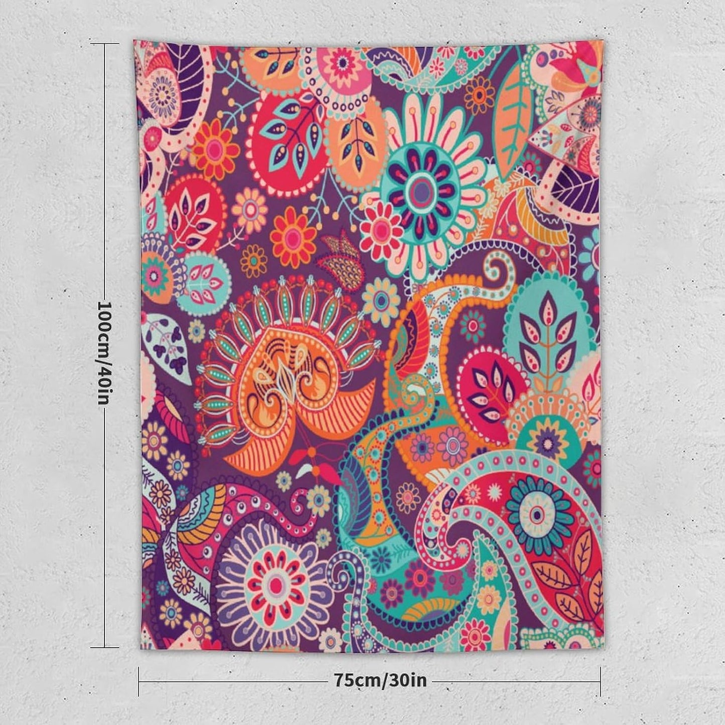 ICMOLYYENLO Palm Leaf Tapestry Wall Hanging, Tropical Leaves Plant Jungle Green Hawaiian Art Home Decor for Guest Bedroom Living Room Dormitory 60x60 Inch