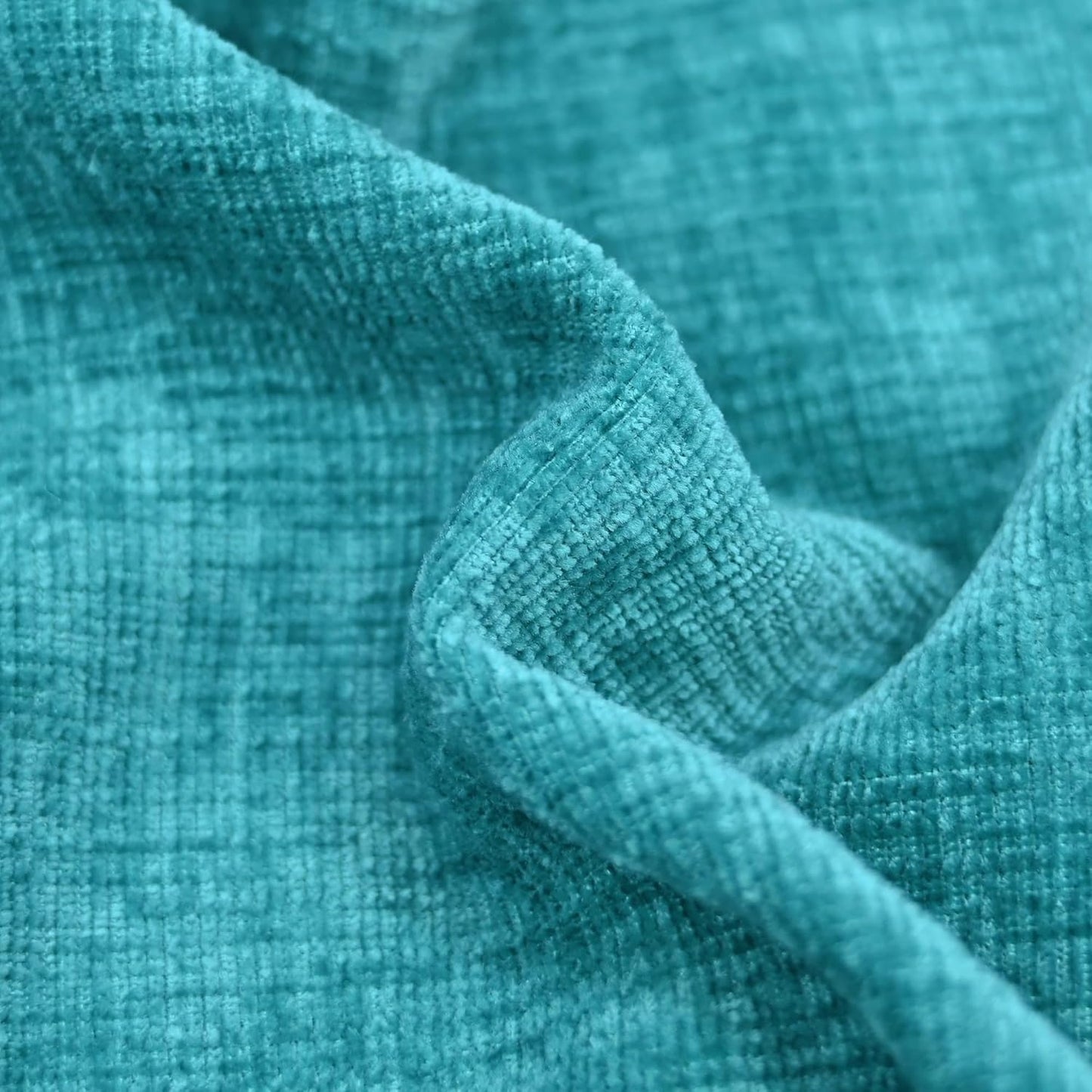 CaliTime Throw Pillow Covers Decorative 16 X 26 Inches Pack of 2 Cozy Chenille Cushion Cases for Couch Sofa Bed Living Room Home Lake Blue