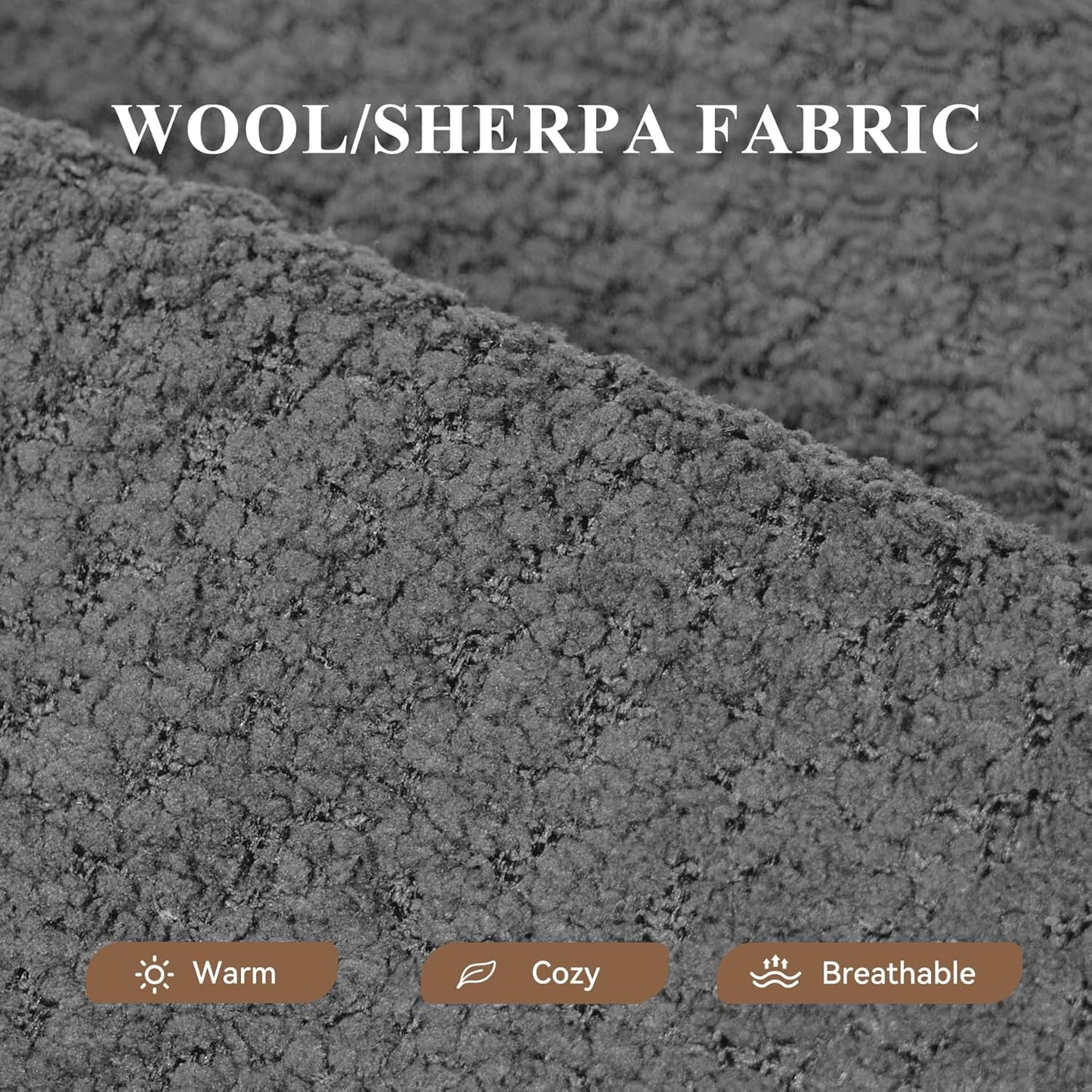 Modular Sectional Sofa with L-Shape Chaise,Cloud Sectional Modern Sleeper Couch with Deep Seat,Sponge Compression Sofas No Assembly Required(Gray-Corduroy Fabric) 1PCS