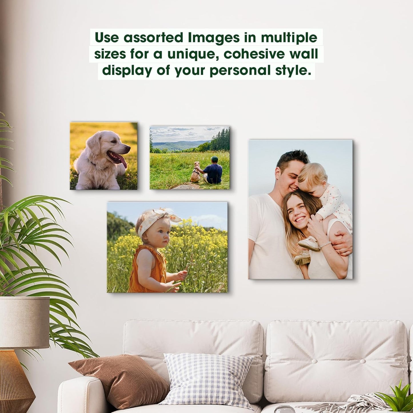BuildASign Custom Canvas Prints with Your Photos – Personalized Picture To Canvas Wall Art, Perfect for Home Decor, Gifts & Keepsakes, Ready to Hang (18" L x 24" W x .75”D, Classic Brown)