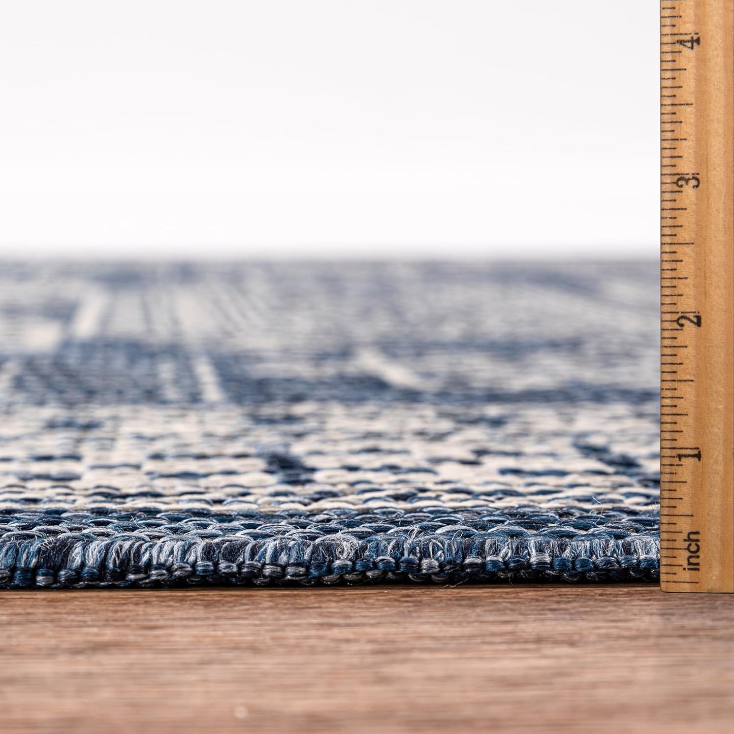 Keen Home Design Terrace Outdoor Area Rug - 8x10 Washable Indoor/Outdoor Rug for Patio, Kitchen, Balcony, Beach, Garden, Deck and Porch, Size: 7'7"x10'