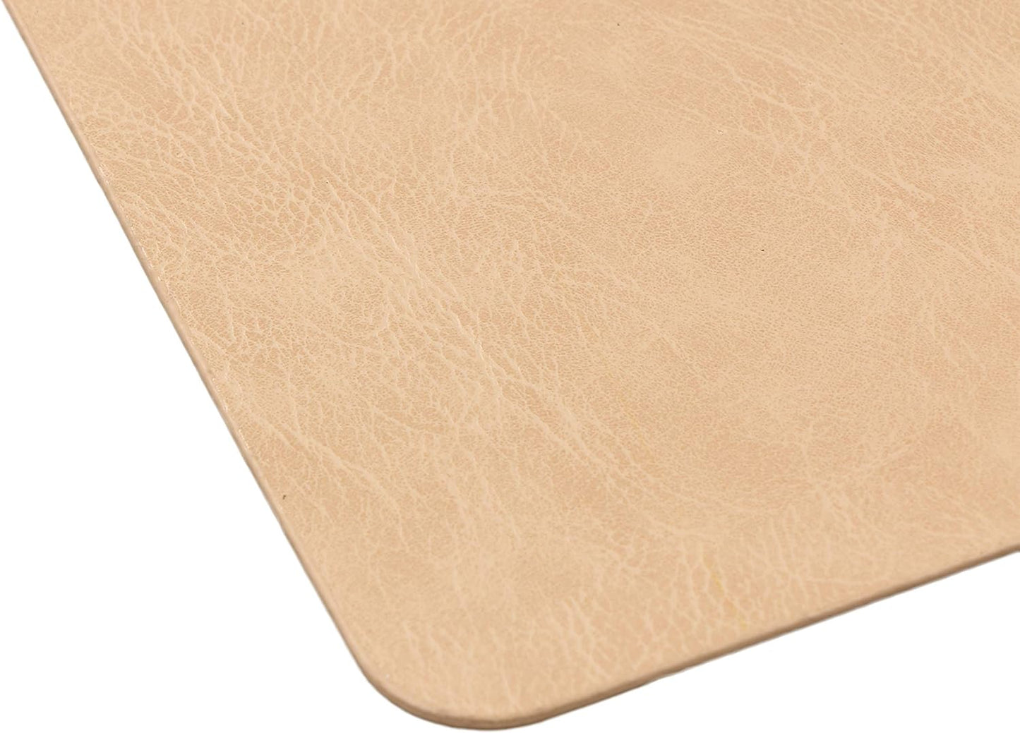 Faux Leather Placemats, Set of 4 PU Table Mats, Easy to Clean, Heat & Stain Resistant for Office Conference Table,Dining Home Decor