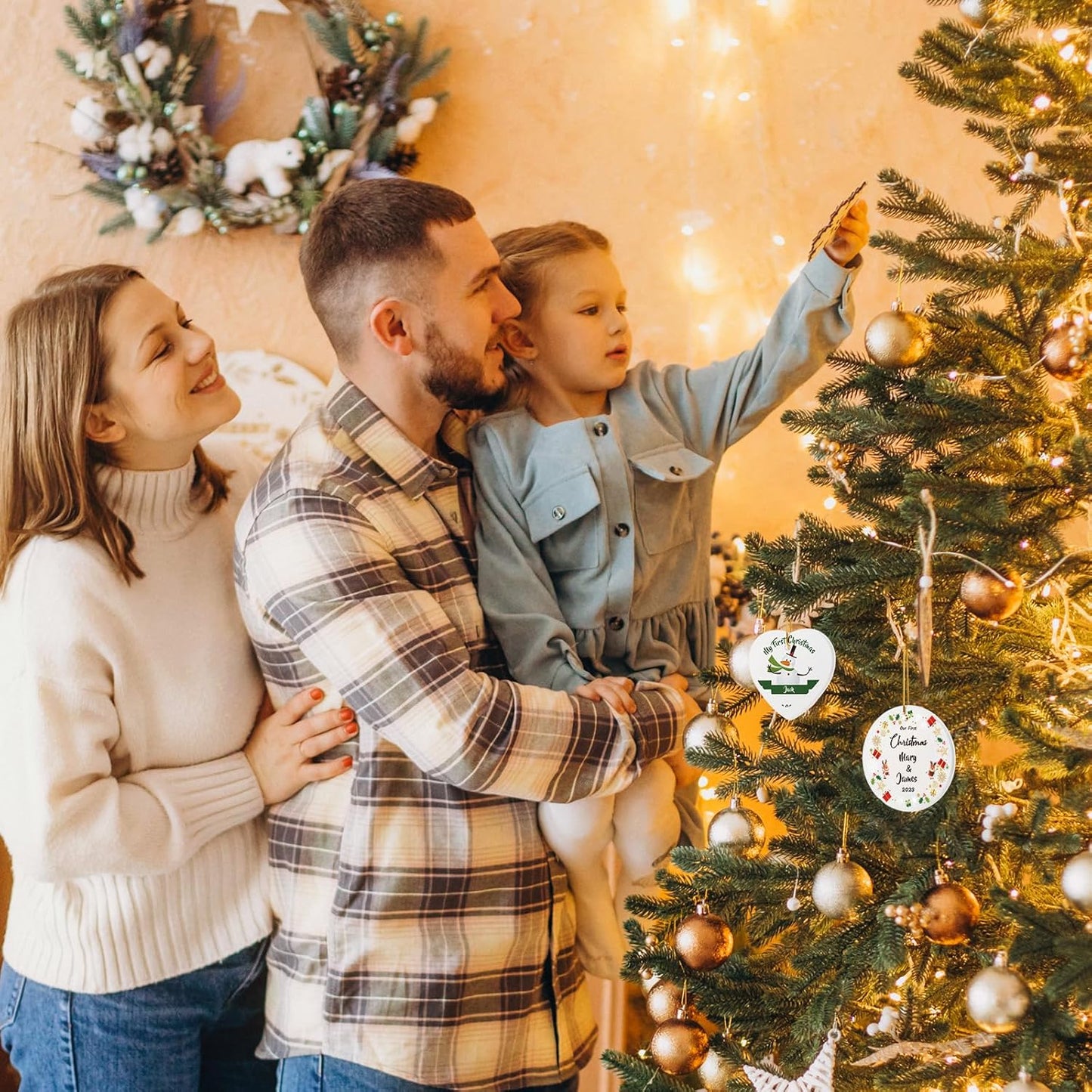 Personalized Dog Photo Ornament - Custom Pet Christmas 2025, Puppy 1st Xmas Gifts, Christmas, Lovers Gift for Tree Decoration by Bemaystar