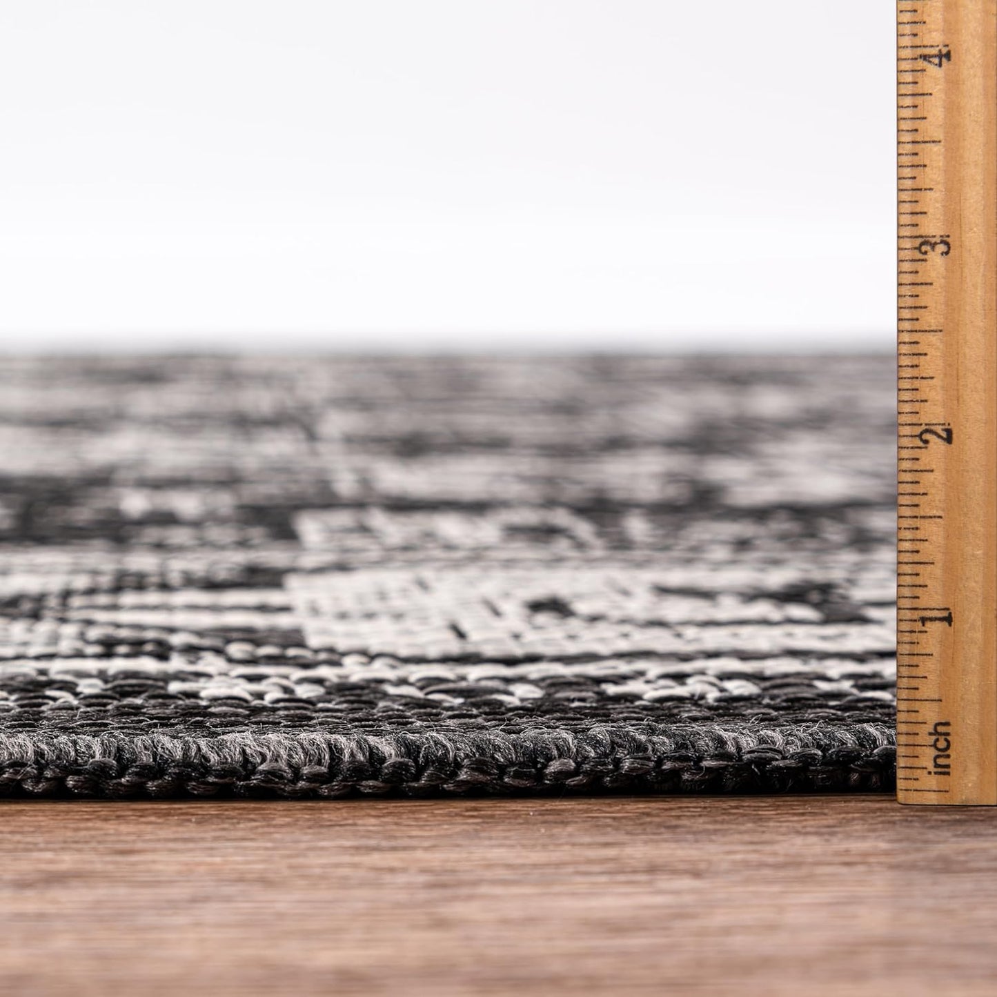 Keen Home Design Terrace Outdoor Round Rug - 8ft Round Washable Indoor/Outdoor Rug for Patio, Kitchen, Balcony, Beach, Garden, Deck and Porch, Size: 7'7" Round