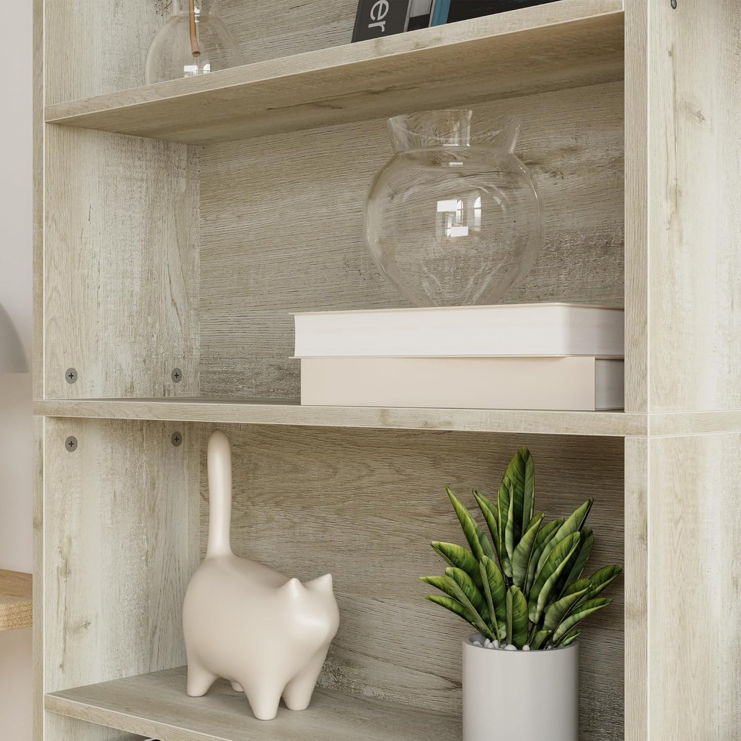 IRONCK Bookshelves and Bookcases Set of 2 Floor Standing 6 Tiers Display Storage Shelves 70 in Tall Bookcase Home Decor Furniture for Home Office, Living Room, Bed Room