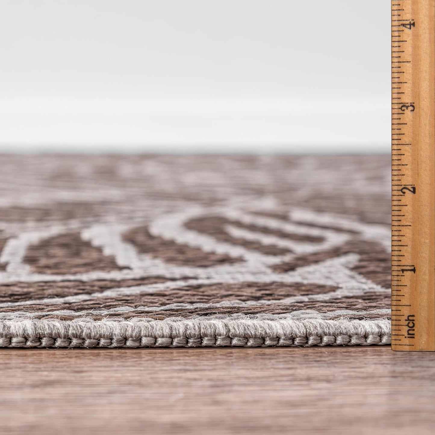 Keen Home Design Terrace Outdoor Runner Rug - 2x10 Washable Indoor/Outdoor Rug for Patio, Kitchen, Balcony, Beach, Garden, Deck and Porch, Size: 2'2"x9'11"