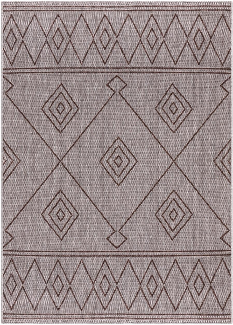 Keen Home Design Terrace Outdoor Area Rug - 10x14 Washable Indoor/Outdoor Rug for Patio, Kitchen, Balcony, Beach, Garden, Deck and Porch, Size: 10'x14'