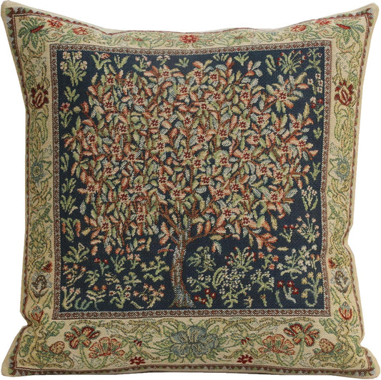 Charlotte Home Furnishings Throw Pillow Covers 16x16 in, Green Pastel Decorative Couch Pillow Cover, Boho Decor European Tapestry Cushion Cases, Living Room Cozy Home Decor, Jacquard Woven Soft Cotton