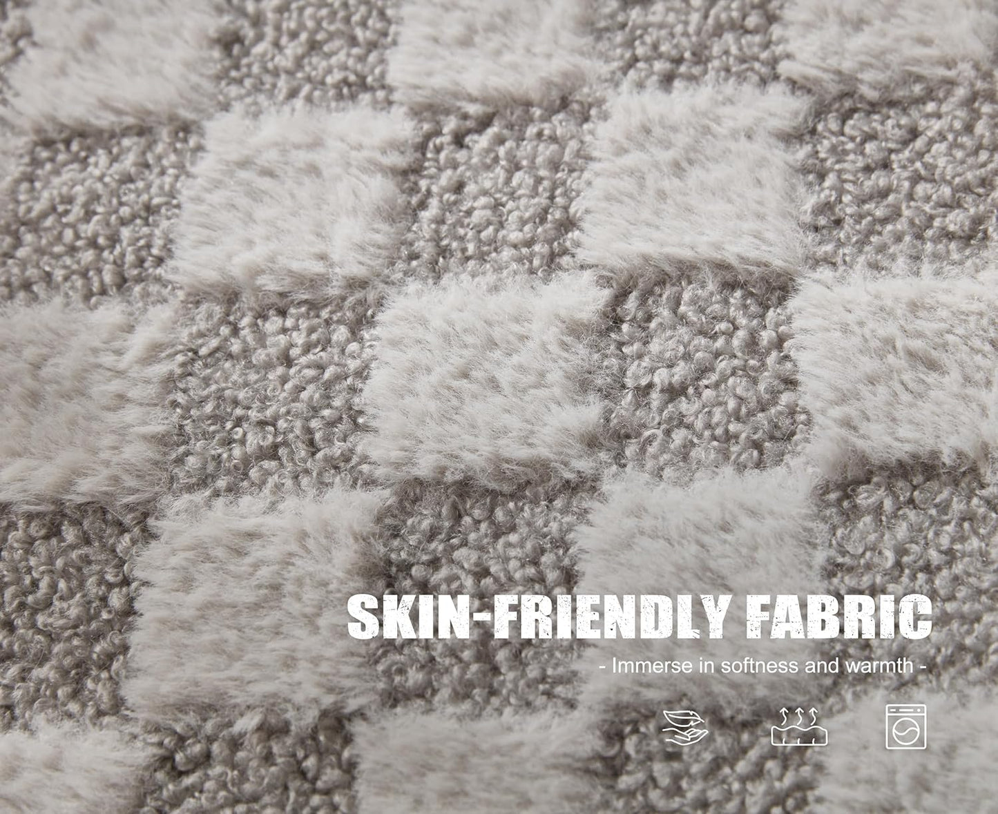 Modular Sectional Sofa 2 Seater Loveseat Modular Couch with Deep Seat Memory Foam Cloud Chair with Pillows Oversized Sectional Sofa for Living Room Bedroom (Plush Grey, Loveseat)