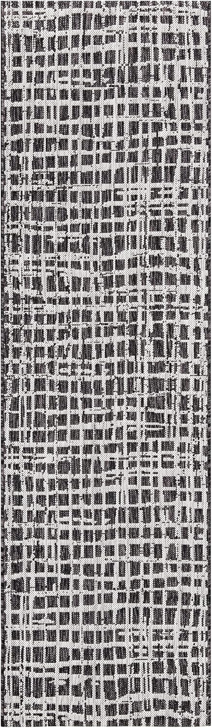 Keen Home Design Outdoor Runner Rug - 2x10 Washable Indoor/Outdoor Rug for Patio, Balcony, Kitchen, Garden, Beach, Deck and Porch. Size: 2'2" x 9'11"