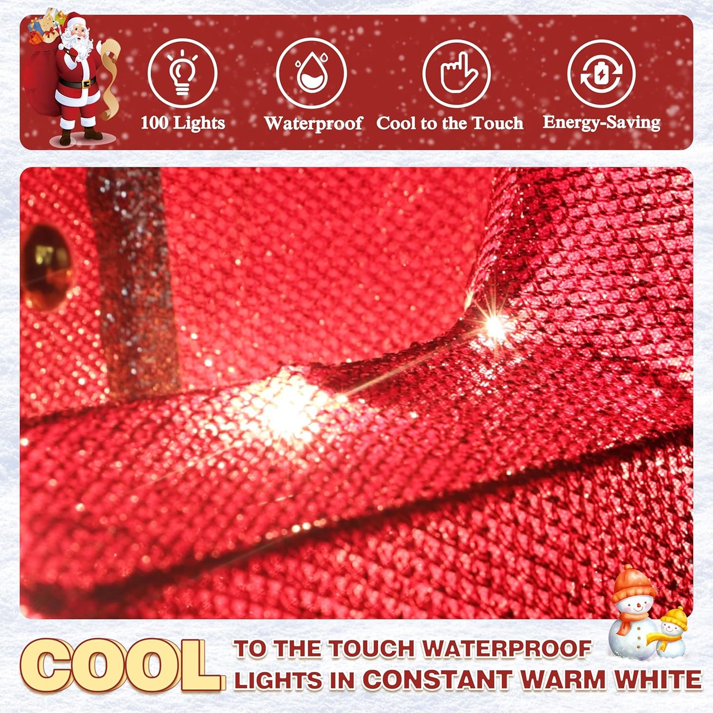 5FT Lighted Nutcracker with Drum for Christmas Decoration, Pre-Lit 3D Iridescent Soldier Xmas Decor with 100 Warm White Lights, Glittered Standing Holiday Display for Outdoor, Indoor