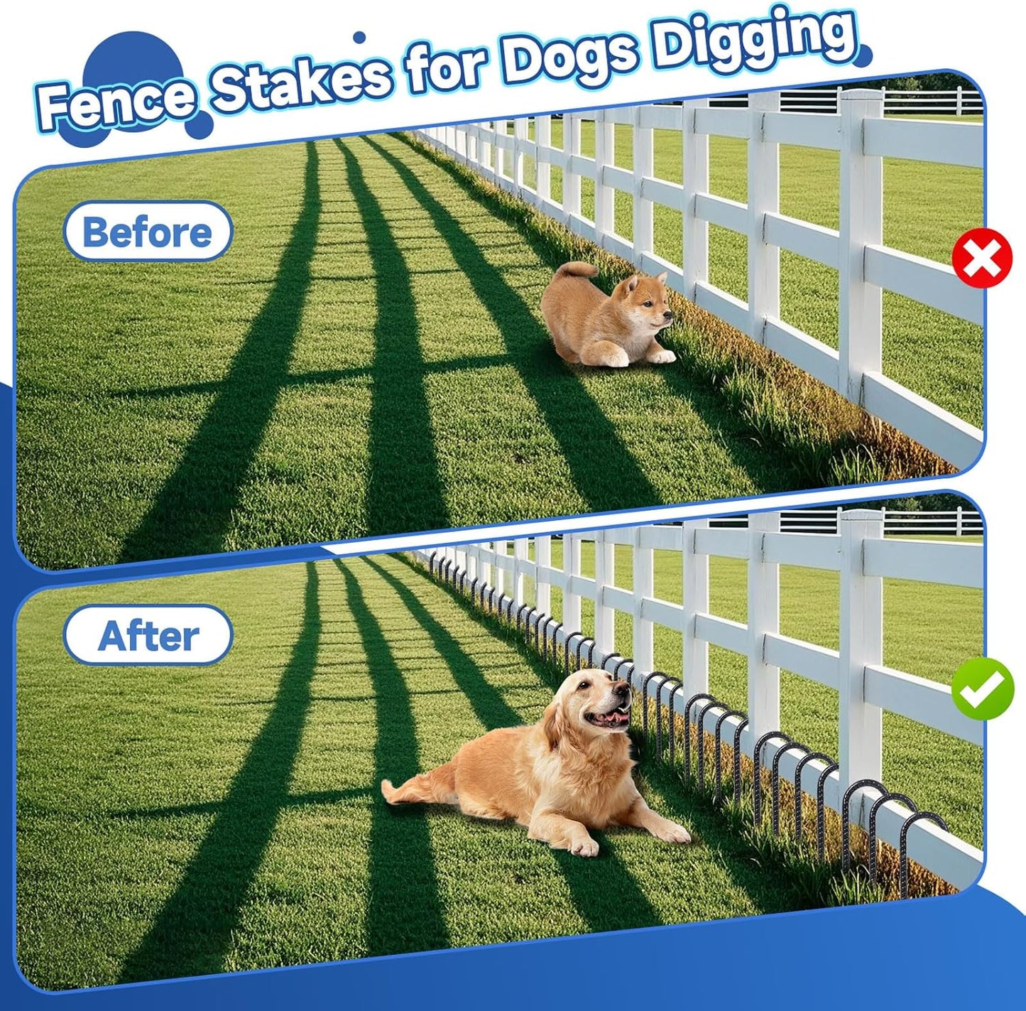 Rebar Stakes 12 inches 34-Pack Ground Stakes Heavy Duty J Hook Tent Stakes for Outdoor Decorations and Inflatables, Metal Yard Stakes for Fencing and Gardening, Gazebo and Swing Set Anchors