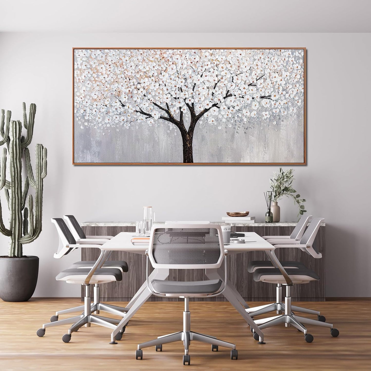 Canvas Wall Art Decor Artwork for Walls Framed Black and White Wall Art Prints Large Tree of Life Wall Art for Living Room Art Work for Wall Decor Bedroom Office Wall Decor 29"X58"