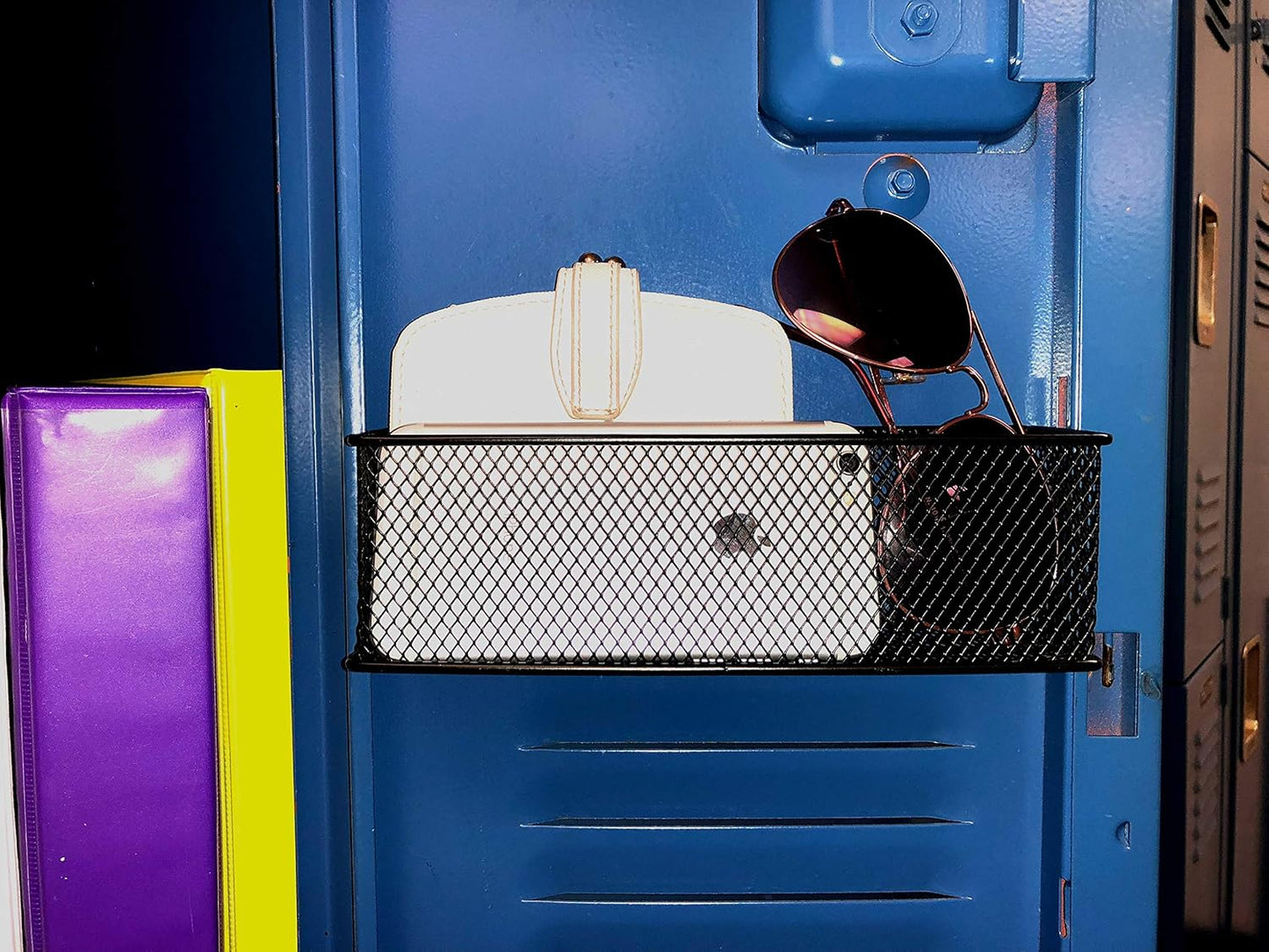 Magnetic Baskets Magnetic Organizer and Holder for Locker or Refrigerator - Pen Holders or Storage Bins for Office and Home (1)