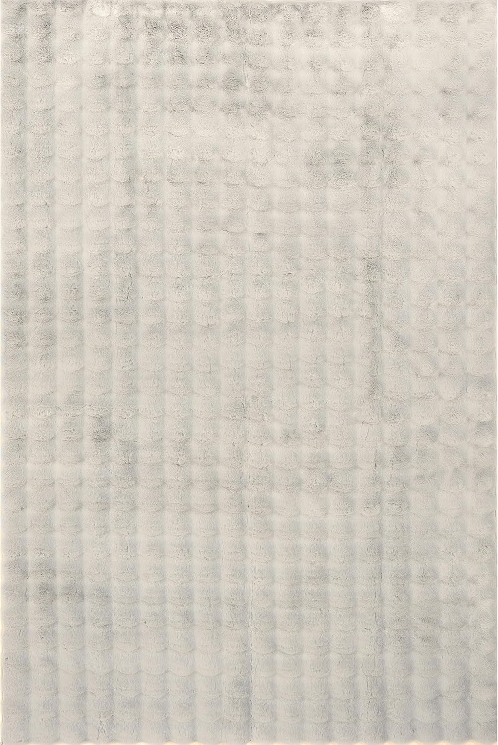 nuLOOM 5' x 8' Cozy Plush Area Rug, Machine Washable, Non-Slip, Soft Fluffy Shag Carpet for Living Room Bedroom Kids Room Nursery Home Decor, Jeni Grey